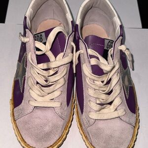 Golden Goose Super Star Purple & Lavender Women's Low-Top Sneakers